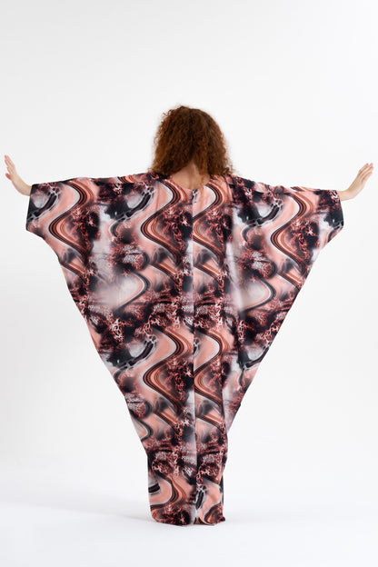 Leopard Dreams Modest Kaftan