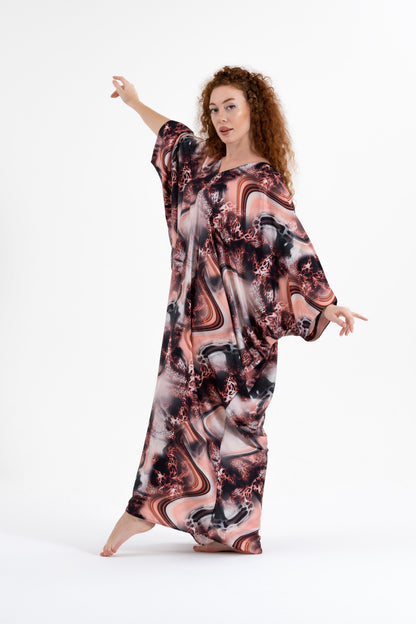 Leopard Dreams Modest Kaftan