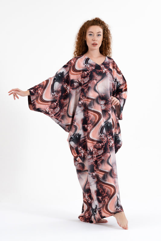 Leopard Dreams Modest Kaftan
