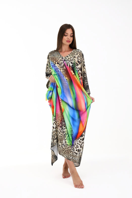 Unapologetic Cheetah Modest Kaftan
