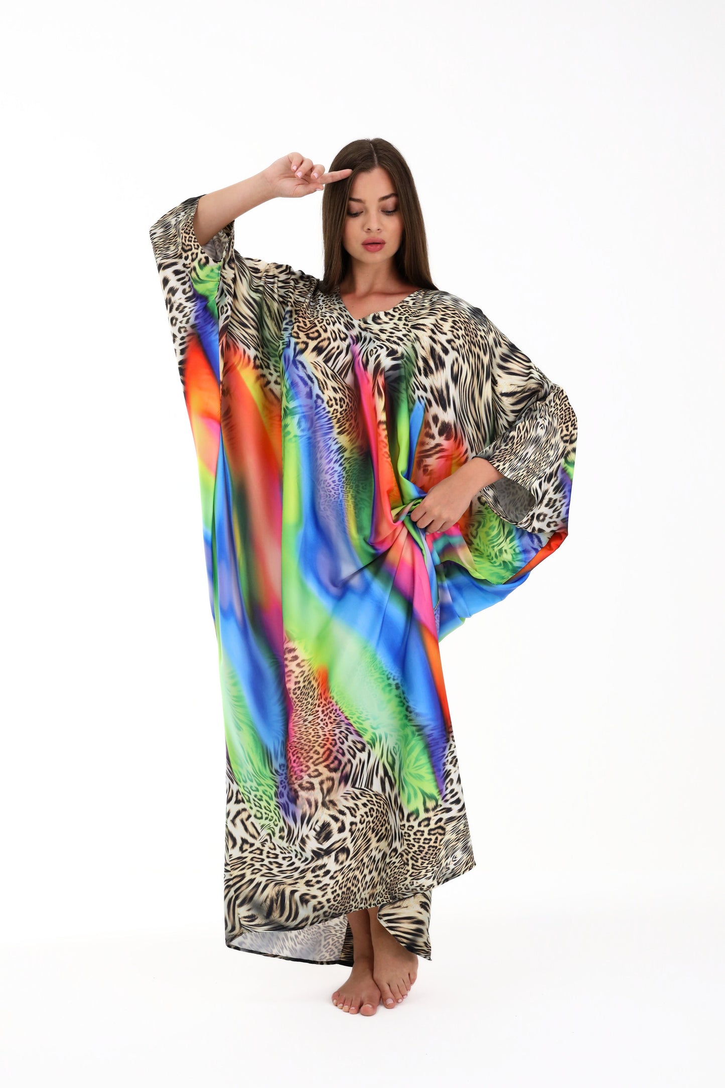 Unapologetic Cheetah Modest Kaftan