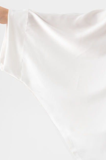 Pure White Modest Kaftan