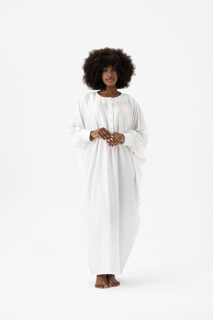 Pure White Traditional Kaftan