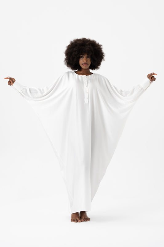 Pure White Traditional Kaftan