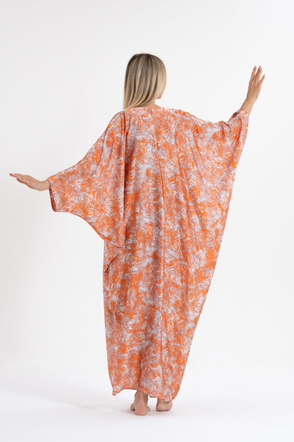 Orange Spritz Modest Kaftan