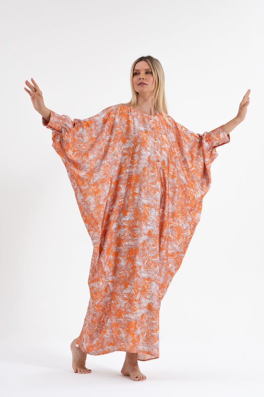 Orange Spritz Traditional Kaftan