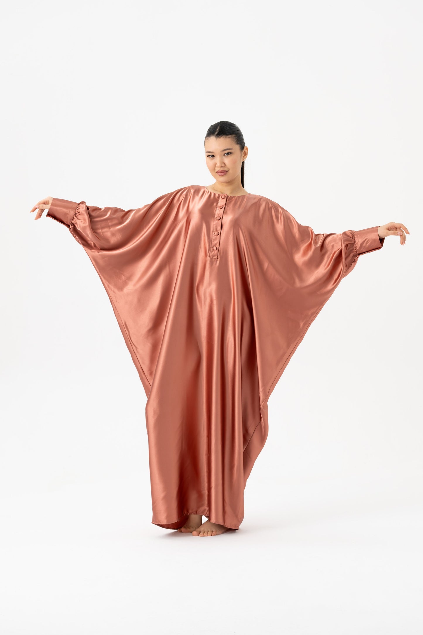 Sunset Rose Golden Traditional Kaftan