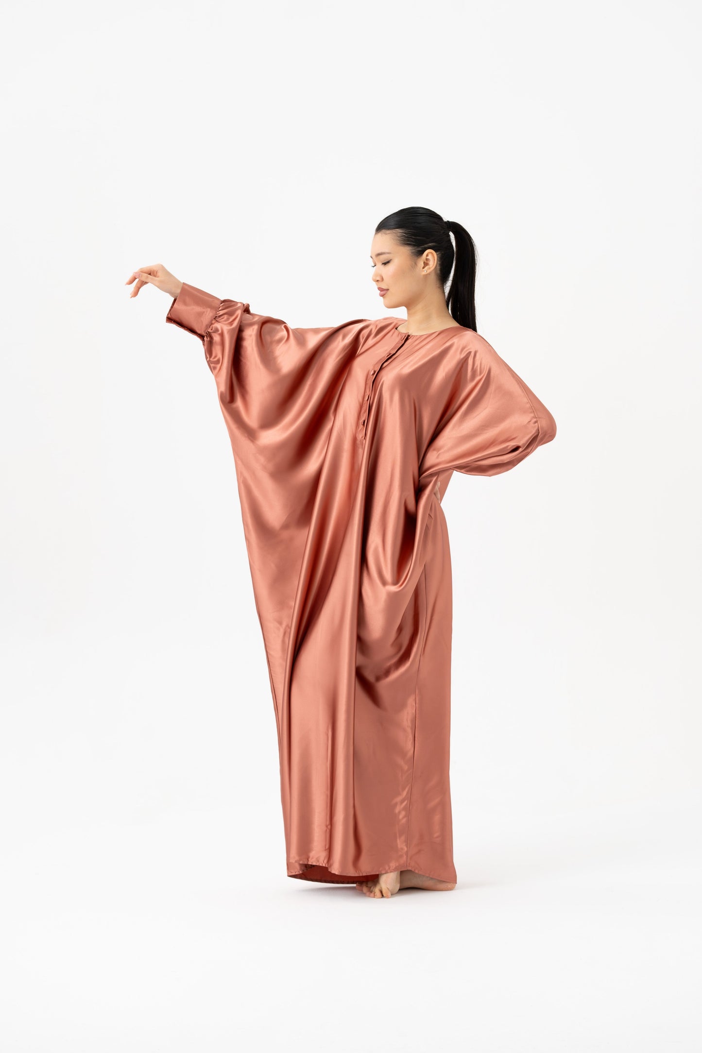 Sunset Rose Golden Traditional Kaftan