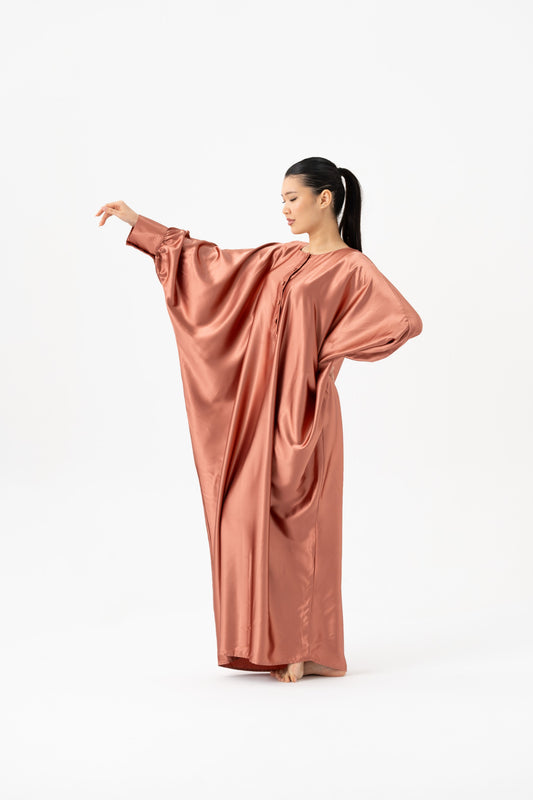 Sunset Rose Golden Traditional Kaftan