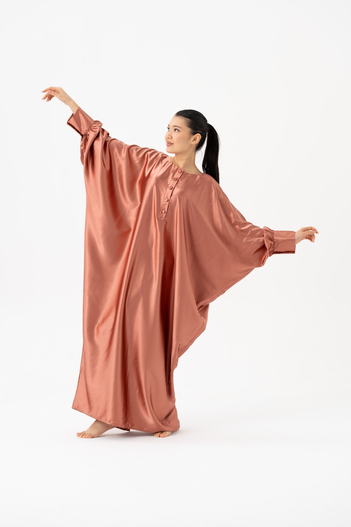 Sunset Rose Golden Traditional Kaftan