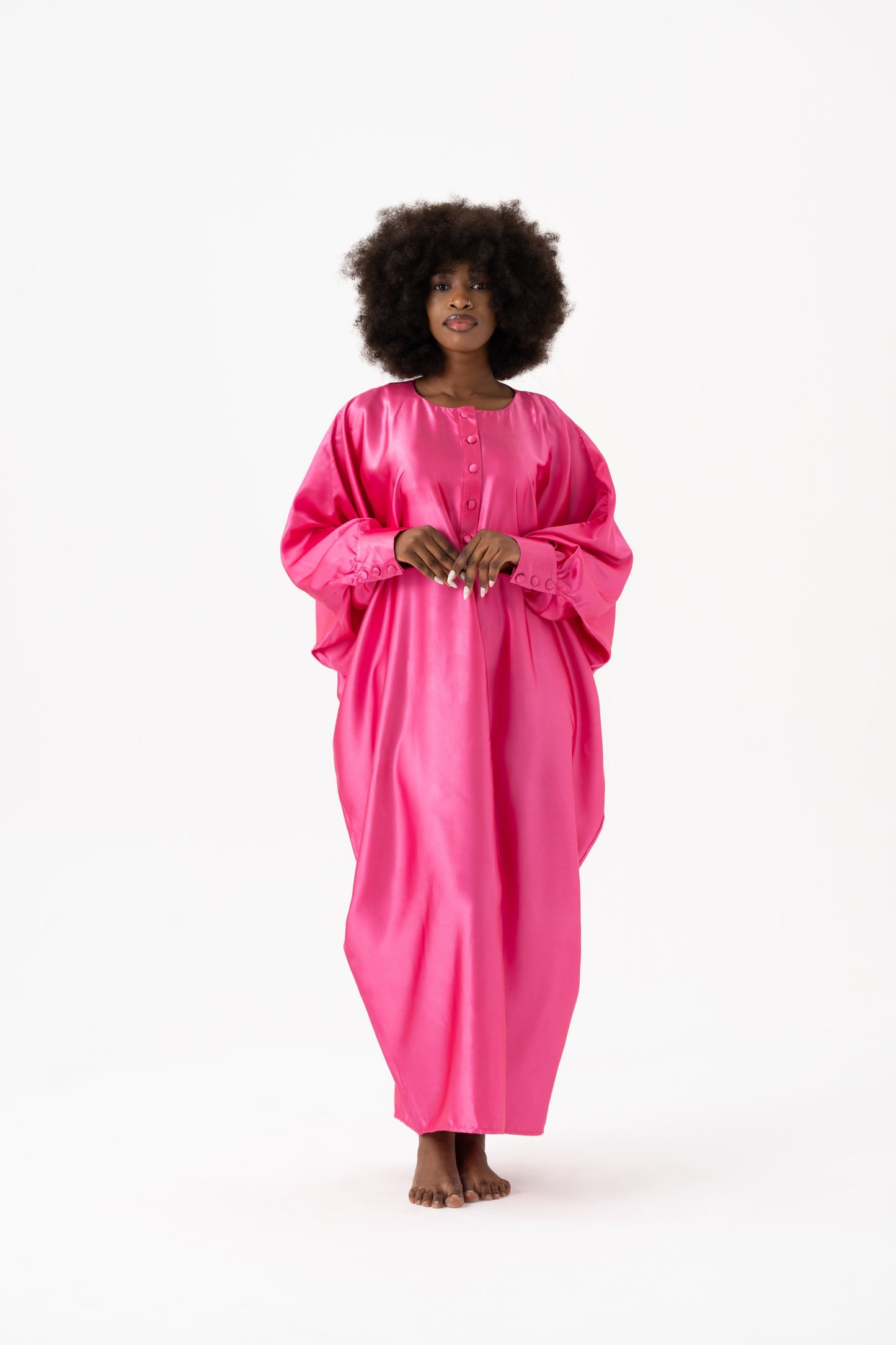 Barbie Bubblegum Pink Traditional Kaftan