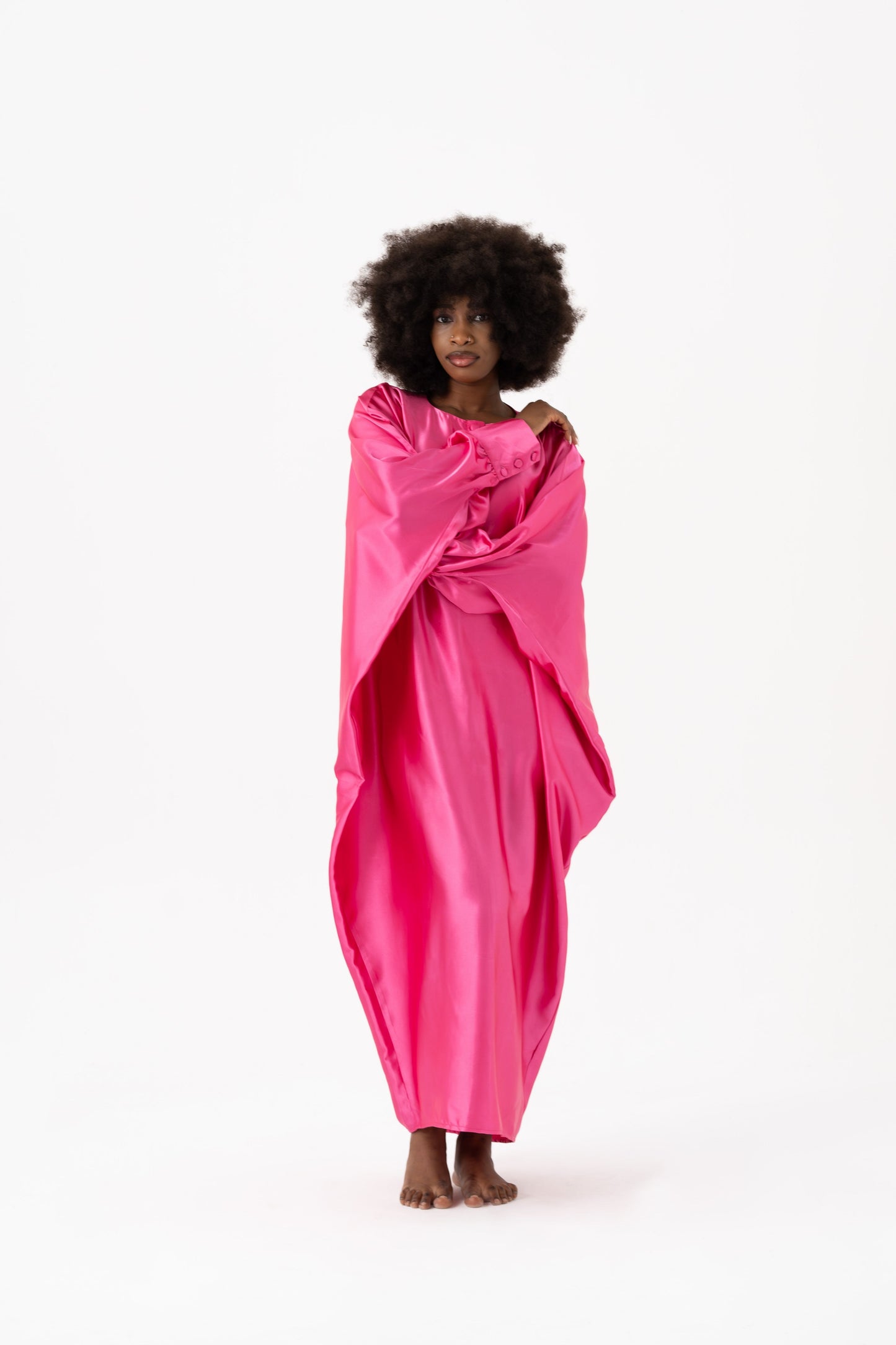Barbie Bubblegum Pink Traditional Kaftan