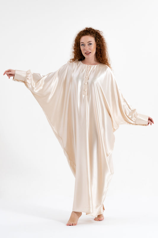 Shades of White Traditional Kaftan