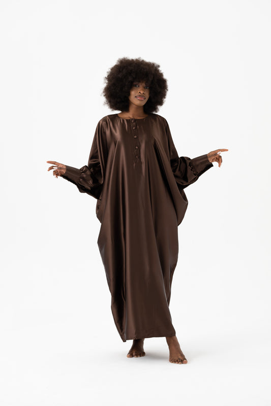 Espresso Brown Traditional Kaftan