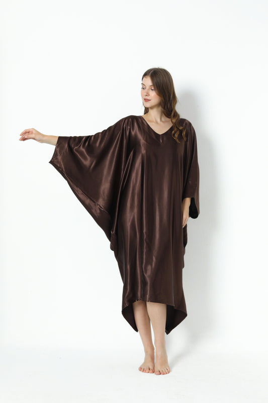 Espresso Brown Modern Kaftan