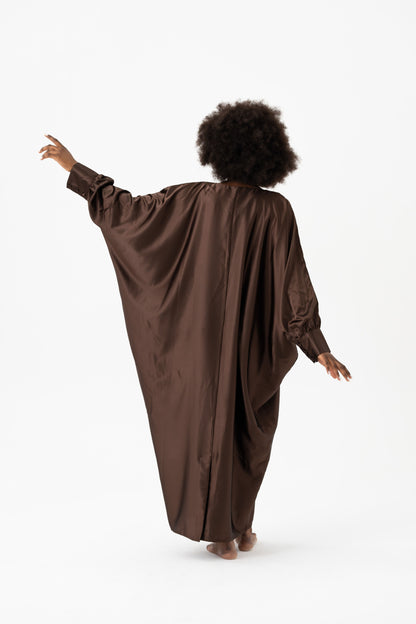 Espresso Brown Traditional Kaftan