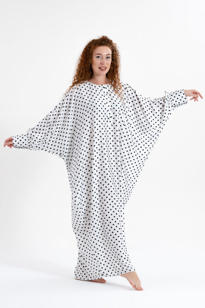 Classic Polka-Dots Traditional Kaftan