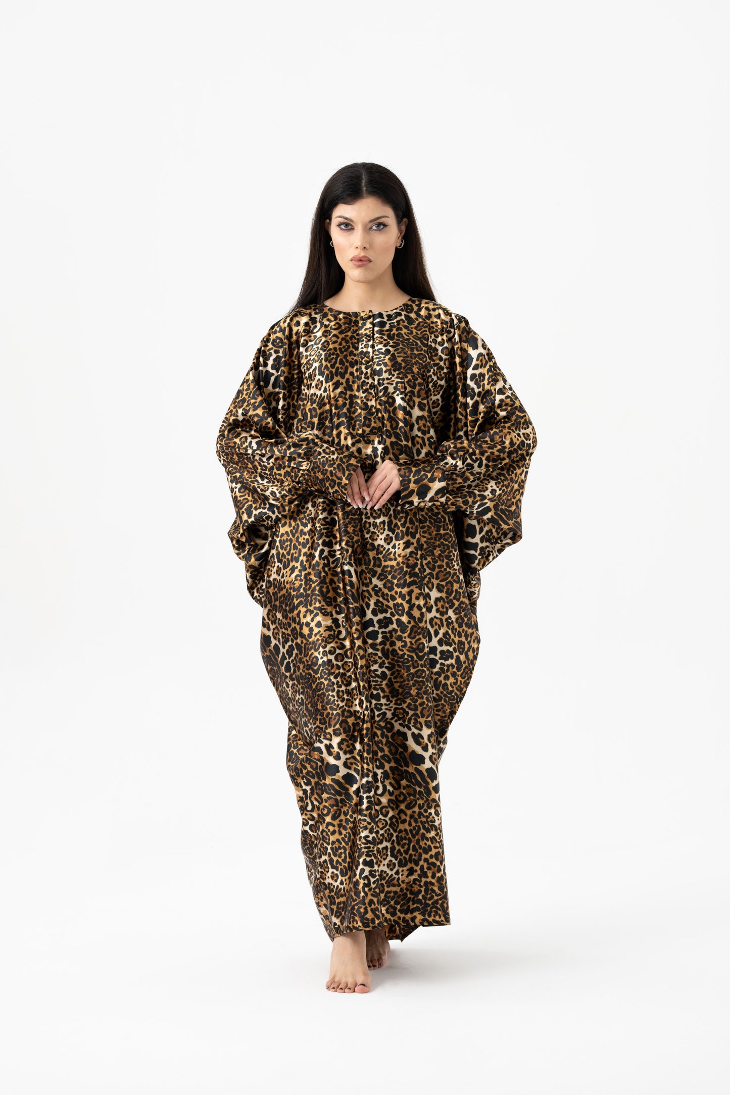 Classy Leopard Traditional Kaftan