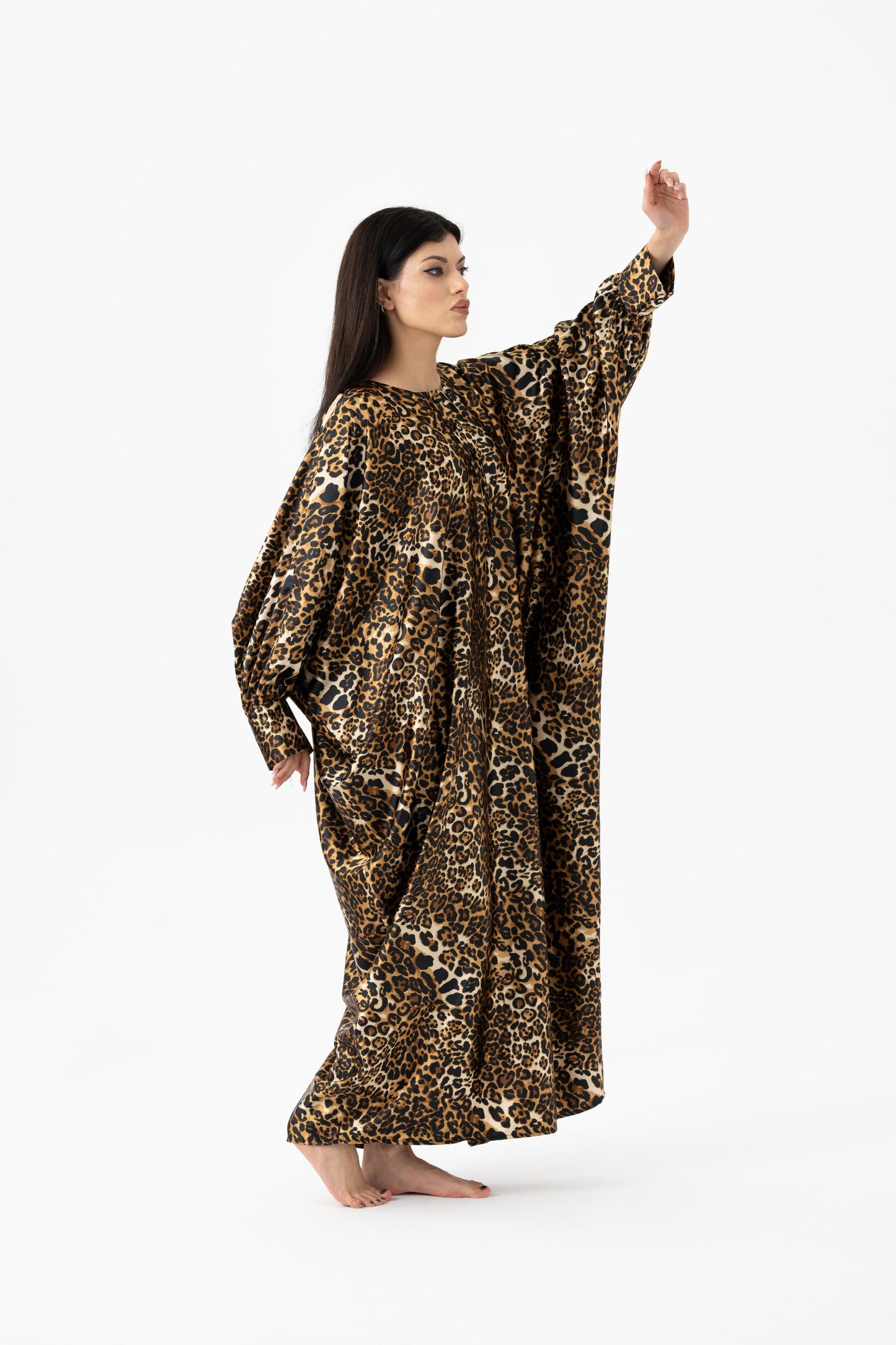 Classy Leopard Traditional Kaftan