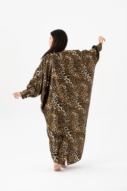 Classy Leopard Traditional Kaftan