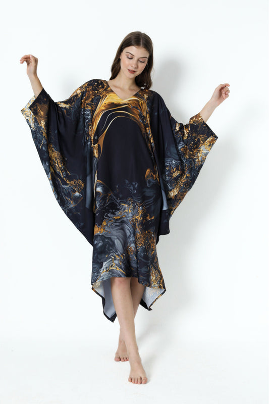 Luxurious Fire Modern Kaftan