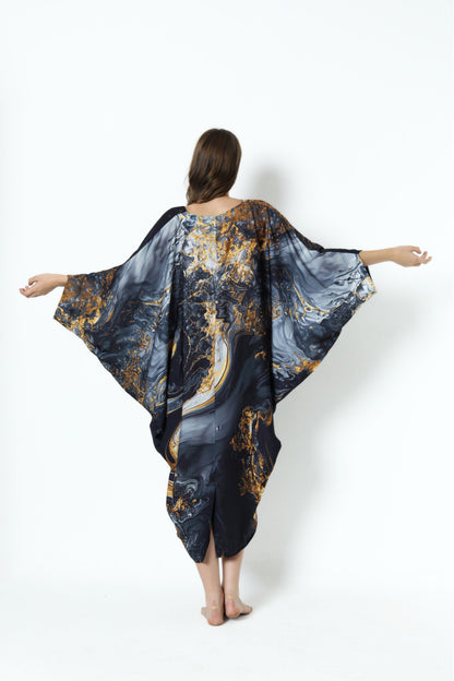 Luxurious Fire Modern Kaftan