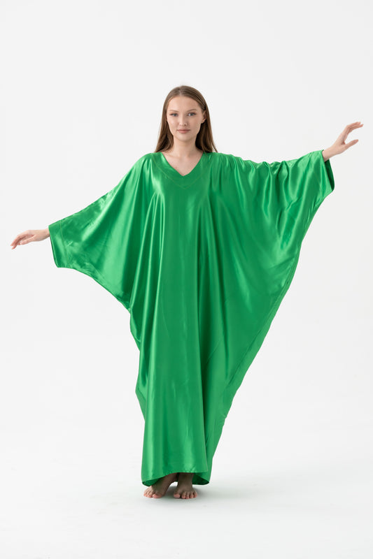Country Club Kelly Green Modest Kaftan