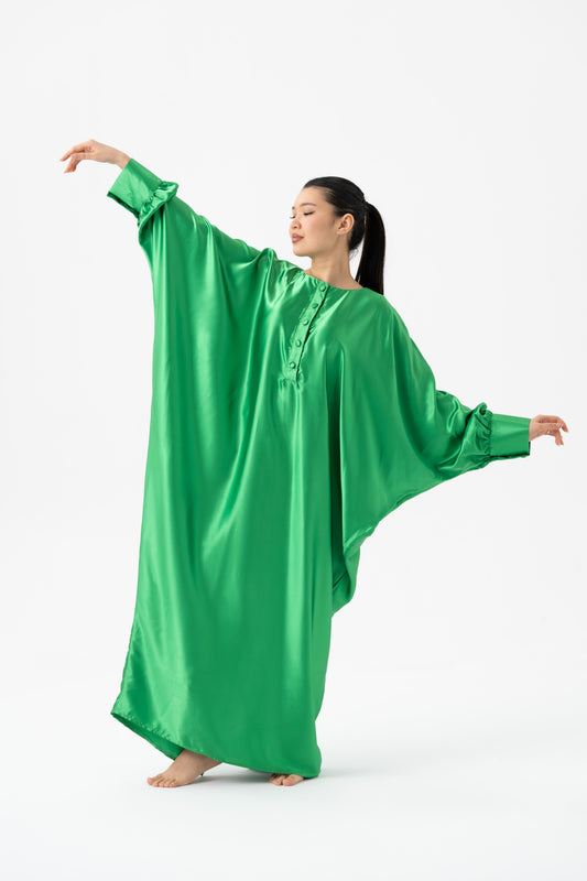 Country Club Kelly Green Traditional Kaftan