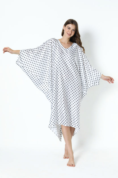 Classic Polka-Dots Modern Kaftan