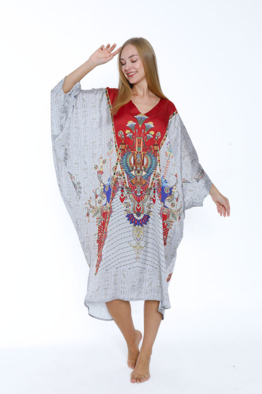 Pharoh's Gateway to Afterlife Modern Kaftan