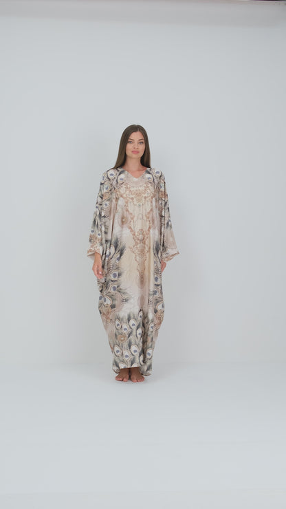 Regal Featherscape Modest Kaftan