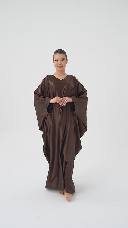 Espresso Brown Modest Kaftan
