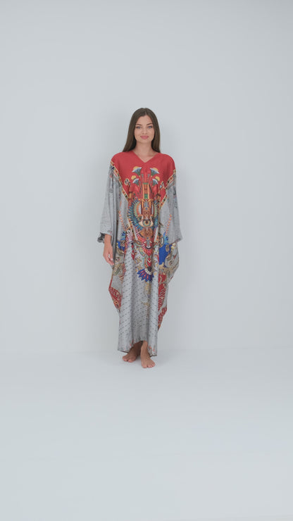 Pharoh's Gateway to Afterlife Modest Kaftan