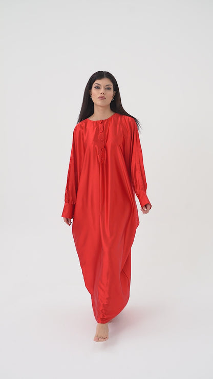 Date Night Red Traditional Kaftan