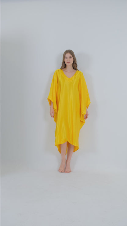 Golden Yellow Modern Kaftan