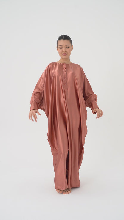 Sunset Rose Golden Traditional Kaftan