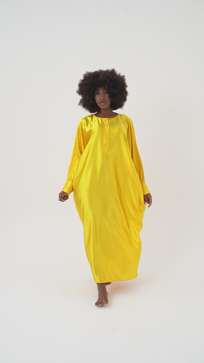 Golden Yellow Traditional Kaftan
