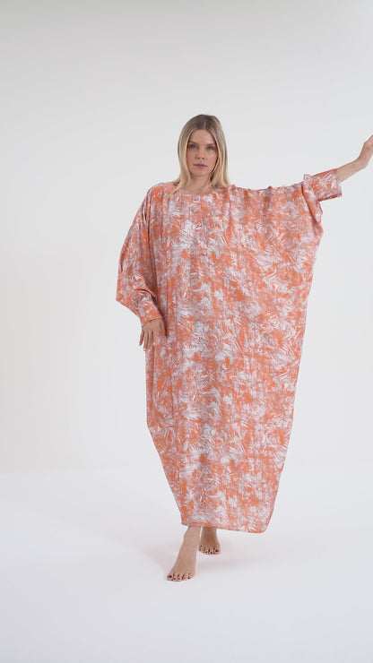 Orange Spritz Traditional Kaftan