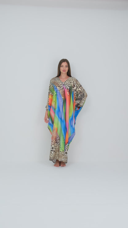 Unapologetic Cheetah Modest Kaftan