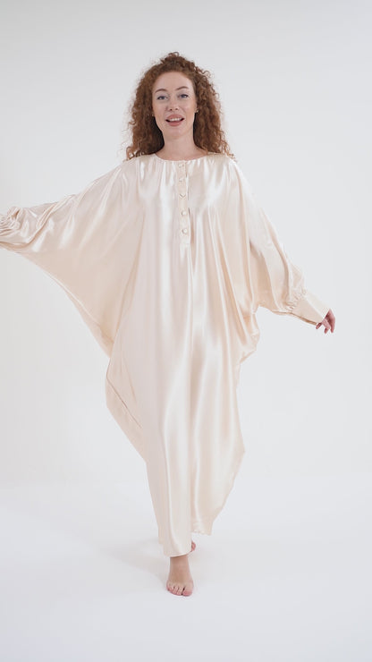 Shades of White Traditional Kaftan