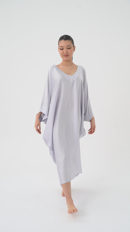 Soft Grey Modern Kaftan