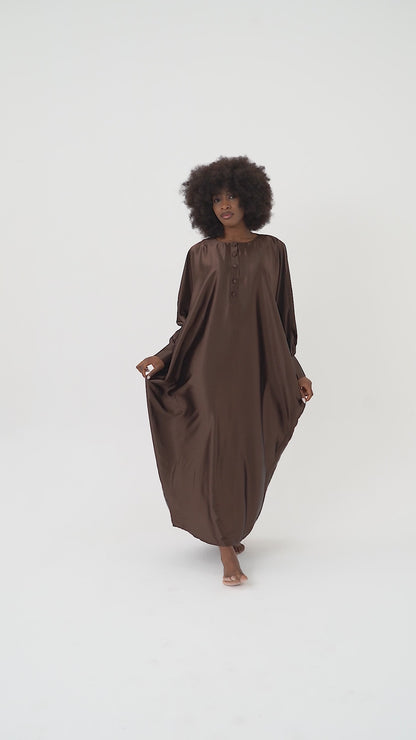 Espresso Brown Traditional Kaftan