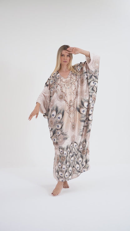 Regal Featherscape Modest Kaftan